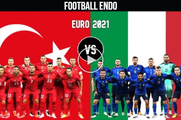 Video: Turkey vs Italy Football National Teams Euro 2020