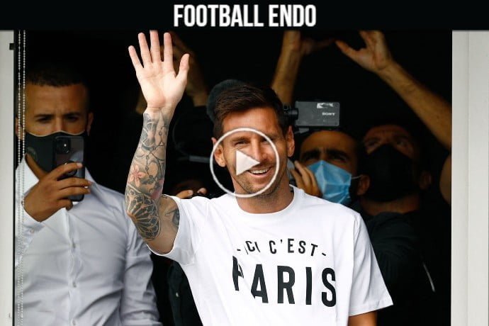Video: Lionel Messi has arrived in Paris