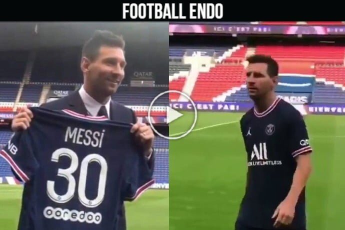 Video: Lionel Messi In A PSG Kit Leaked Online, Messi will wear no. 30