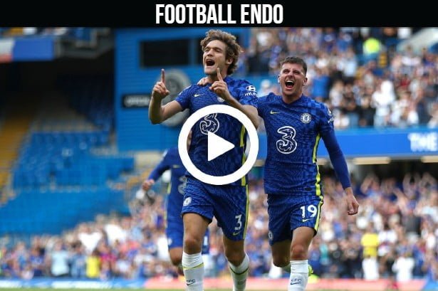 (Video) Watch Marcos Alonso Amazing Freekick Goal against Crystal Palace