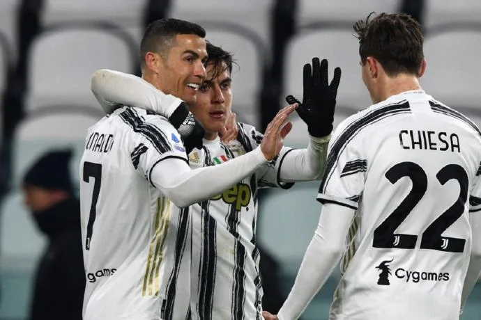 Cristiano Ronaldo STARTS for Juventus alongside Chiesa & Dybala.
