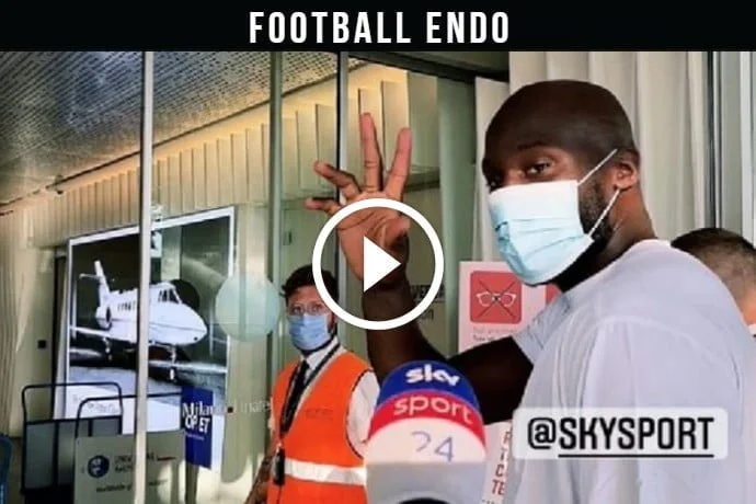 Video: Lukaku arrives at the airport ahead of his Chelsea transfer