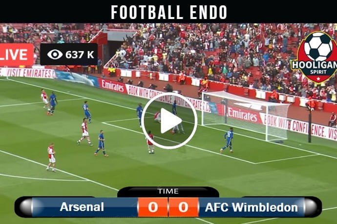 Arsenal vs AFC Wimbledon Live Football EFL Cup 2021-22 | 22 Sep 2021
