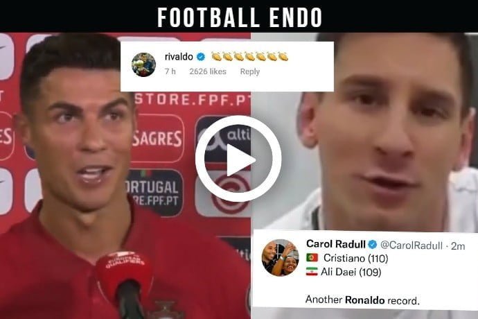 Video: Cristiano Ronaldo Breaks Ali Daei Record! Greatest International Goalscorer Officially! [Reactions]