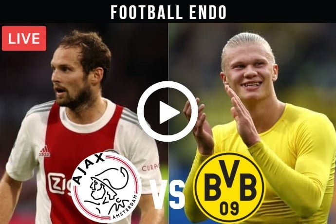 Ajax vs Borussia Dortmund Live Football Champions League 2021 | 19 Oct 2021