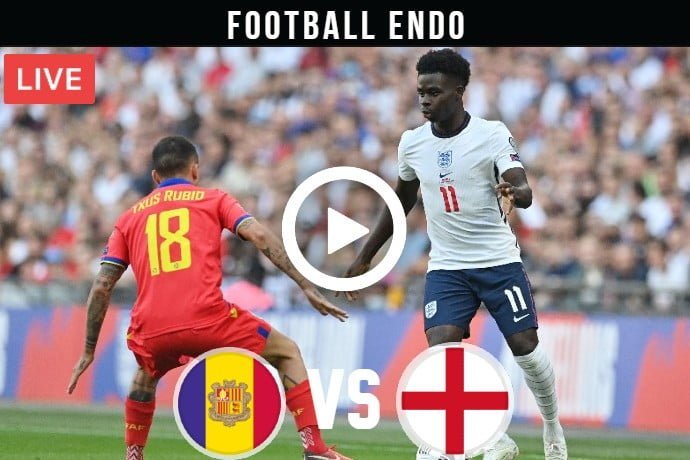 Andorra vs England Live Football WCQ 2021 | 9 Oct 2021