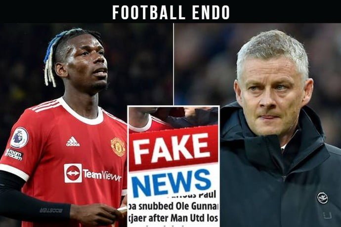 Paul Pogba reacts angrily to claims that he snubbed Ole Gunnar Solskjaer