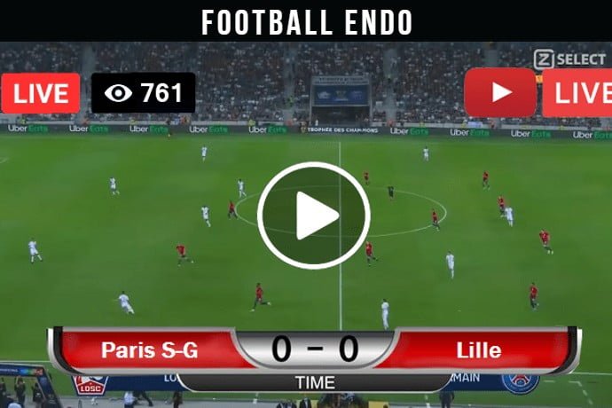 PSG vs Lille Live Football Ligue 1 2021
