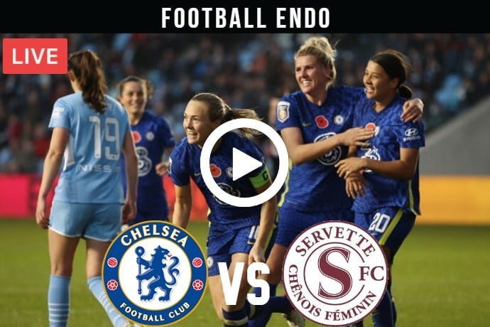 Chelsea Women vs Servette Chenois Live Football Women's Champions League | 16 Nov 2021