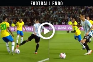 Video: Angel Di Maria’s outrageous nutmeg on Vini Jr during Argentina 0-0 Brazil goes viral