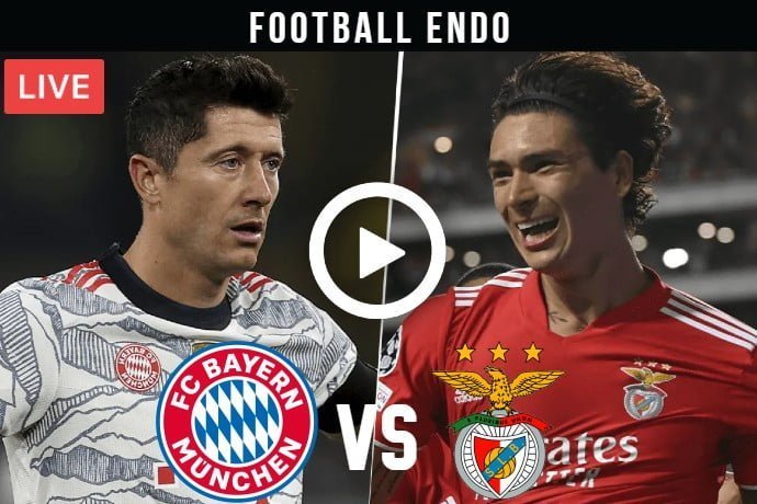 Bayern Munich vs Benfica Live Football Champions League | 2 Nov 2021