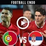 Portugal vs Serbia Live Football World Cup Qualifier | 14 Nov 2021