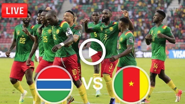 Gambia vs Cameroon Live Football AFCON | 29 Jan 2022