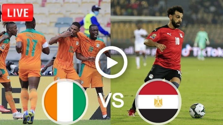 Ivory Coast vs Egypt Live Football AFCON | 26 Jan 2022