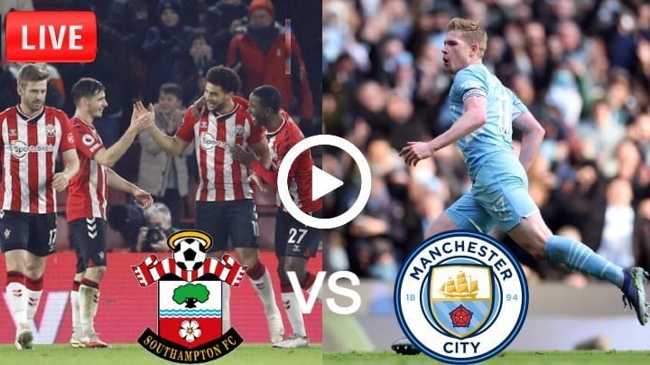 Southampton vs Manchester City Live Football Premier League | 22 Jan 2022