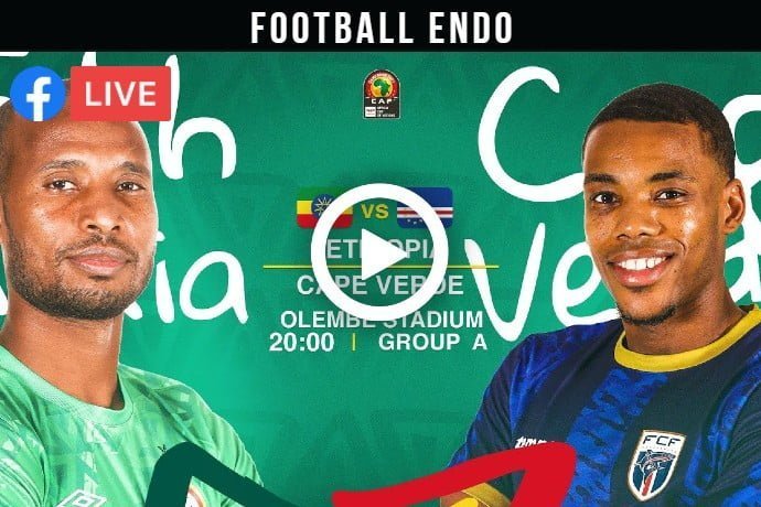 Ethiopia vs Cape Verde Live Football AFCON 2021 | 9 Jan 2022