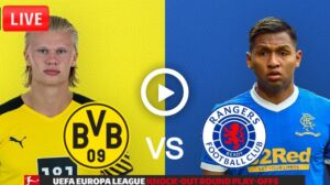 Borussia Dortmund vs Rangers Live Football Europa League | 17 Feb 2022