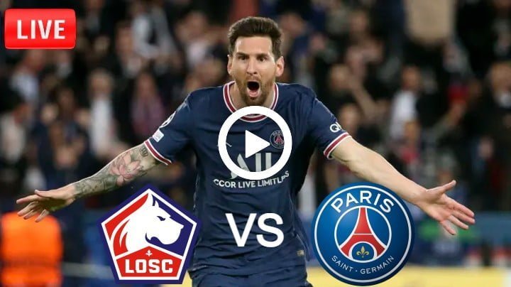 Lille vs Paris Saint-Germain Live Football Ligue 1 | 6 Feb 2022