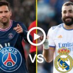 Paris Saint-Germain vs Real Madrid Live Football Champions League | 15 Feb 2022