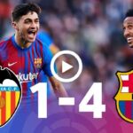 Video: Valencia vs Barcelona 1-4 All Goals and Highlights 2022 | Pierre-Emerick Aubameyang