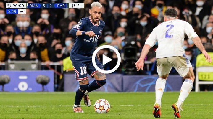Video: Neymar vs Real Madrid | English Commentary | UCL 2021/2022 Away HD