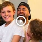 Video: Neymar's son puts a smile back on his face after nightmare with PSG