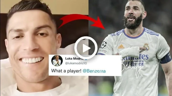 Video: Football World Reacts To Karim Benzema’s Sensational Hattrick As Real Madrid Beat Chelsea 3-1