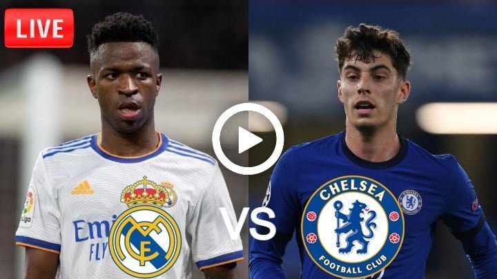 Real Madrid vs Chelsea Live Football Champions League | 12 April 2022