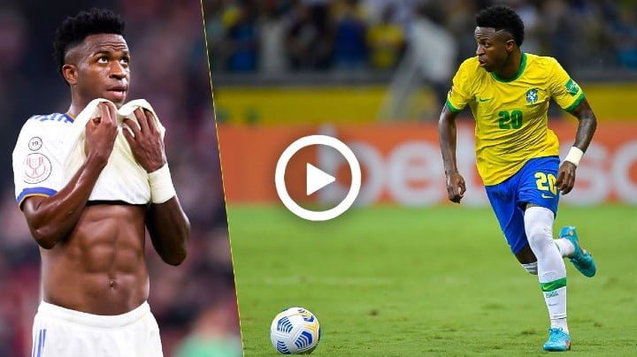 Video: Vinicius Junior Best Young Player 2022