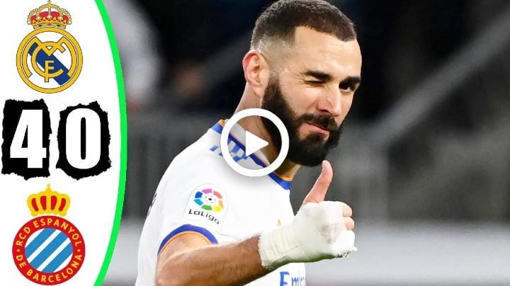 Video: Real Madrid vs Espanyol 4−0 - Extended Highlights & All Goals 2022