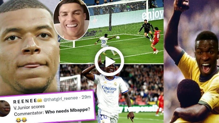 Video: Football Reactions to VINICIUS JUNIOR Goal vs Liverpool | Vini Jr Goal vs Liverpool