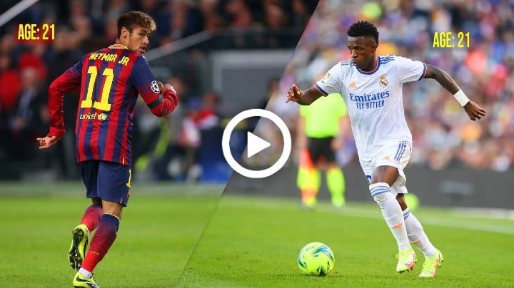 Video: Vinicius Jr vs Neymar Jr - Who Was Better at 21