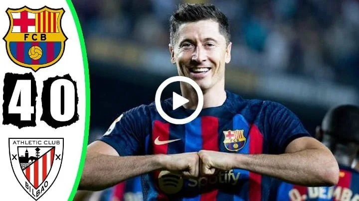 Video: Barcelona vs Athletic Bilbao 4-0 All Goals & Extended Highlights 2022 HD