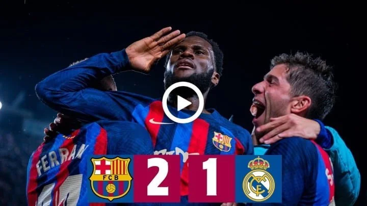 Video: Barcelona vs Real Madrid 2-1 | Extended Highlights & All Goals HD | 2023