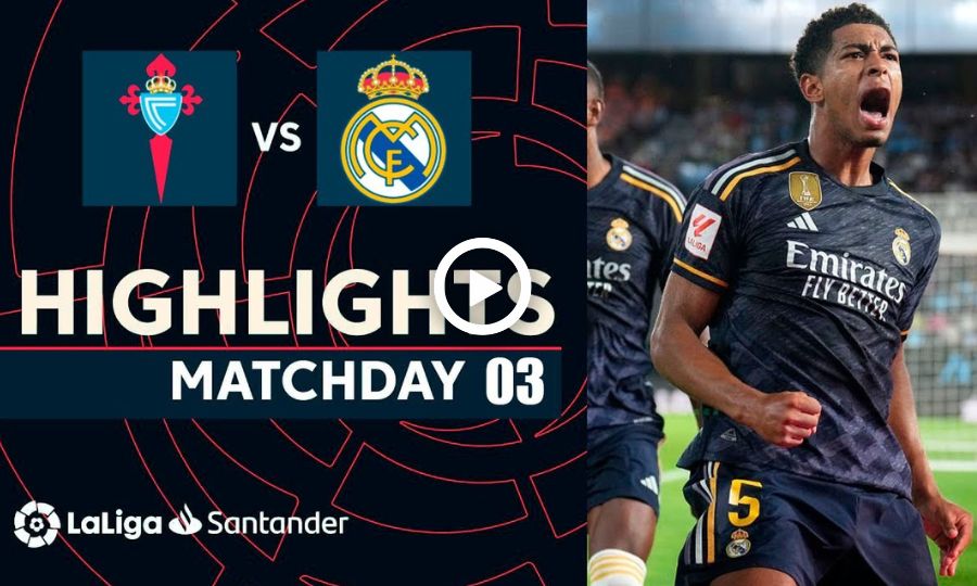 Video: Real Madrid 1-0 Celta Vigo | All Goals and Highlights 2023