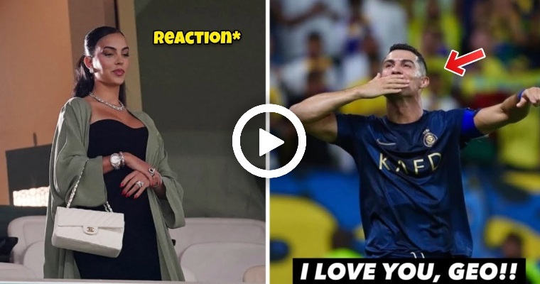 Video: Cristiano Ronaldo Celebrating His Goal For Georgina Rodriguez