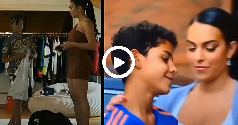 Video: Complicity Between The Fiancée And The Eldest Son Of Cristiano Ronaldo