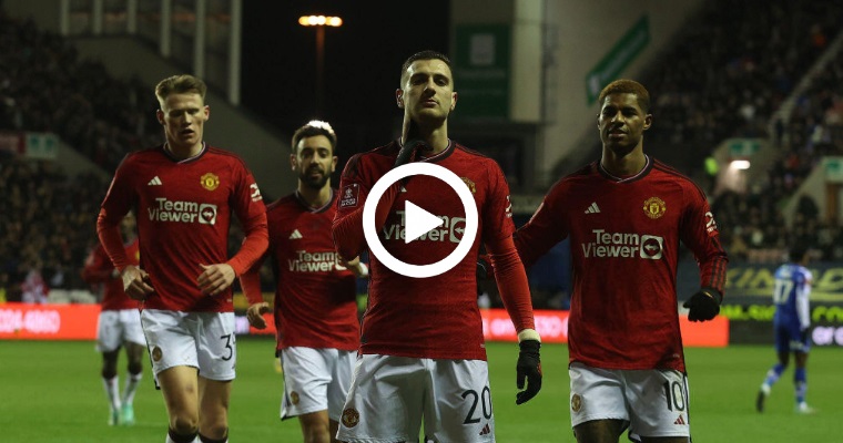 FA Cup | Wigan vs Manchester United 0-2 Highlights And All Goals 2024