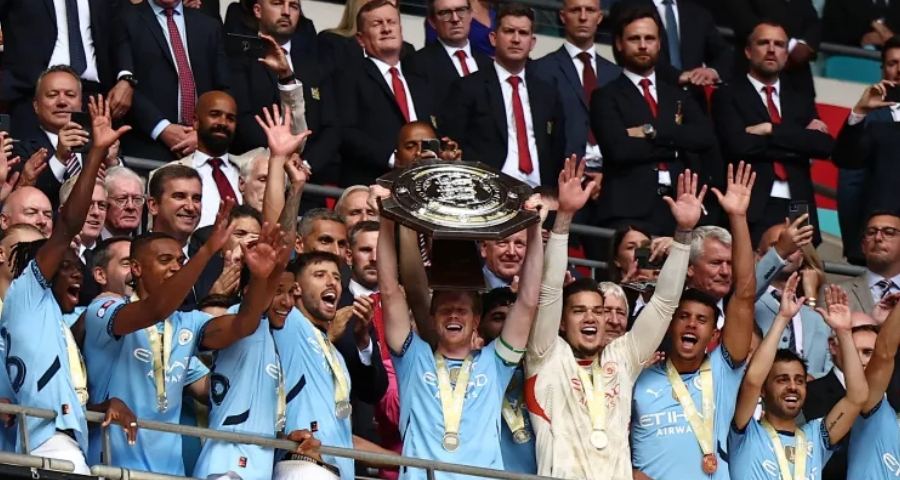 Watch The Full Penalty Shootout | Man City beat Man United on pens to win Community Shield