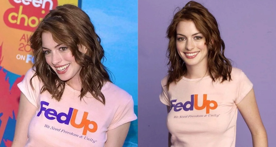 Throwback: Anne Hathaway Channels Early 2000s Cool at the 2004 Teen Choice Awards
