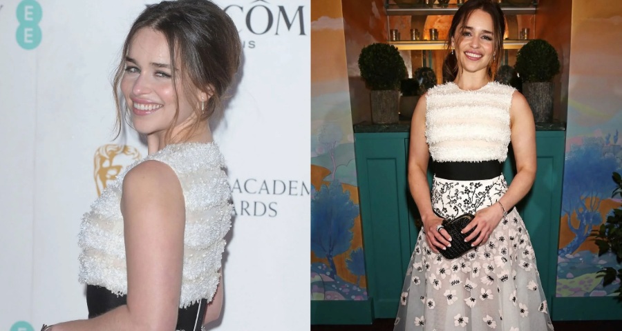 Emilia Clarke Stuns at the Lancôme BAFTA Nominees’ Party
