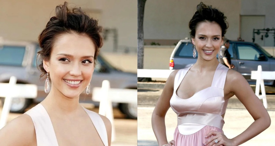 Jessica Alba Stuns in Narciso Rodriguez at the 2008 ALMA Awards