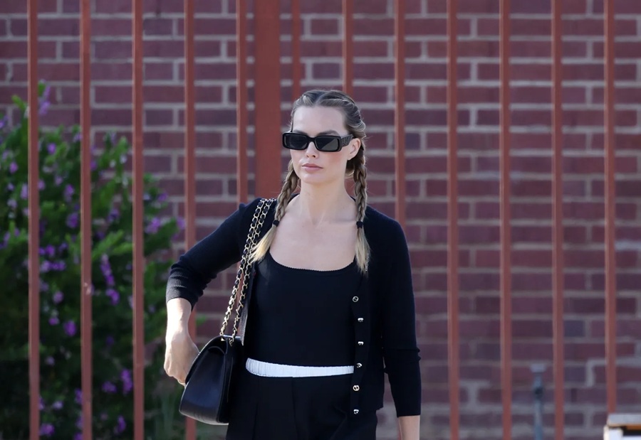 Margot Robbie’s Boxer Pants Look Is the Unexpected Trend You’ll Want This Fall