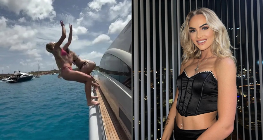 Alisha Lehmann Turns Heads in Ibiza with Stylish Yacht Dive