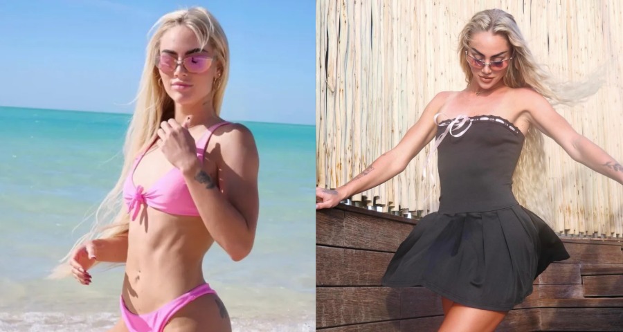 Inside Alisha Lehmann’s Maldives getaway featuring beach football, training sessions and winter sunshine