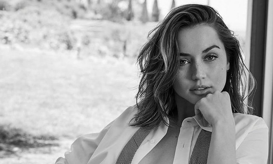Ana de Armas Stuns Fans in Throwback Black and White Shoot as Unbuttoned Shirt Look Resurfaces