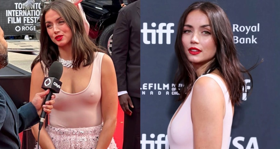 Ana de Armas Stuns In Pink Louis Vuitton Look At Toronto Film Festival