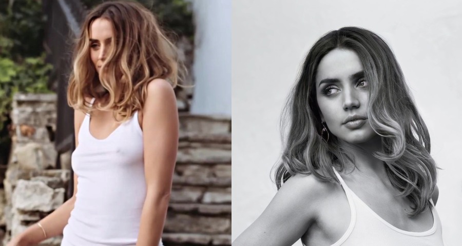 Ana de Armas Turns Heads In Braless Tank Top Throwback Photos