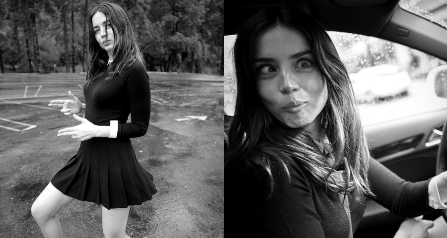 Ana de Armas Serves Playful Glam In Moody Black And White Photo Shoot