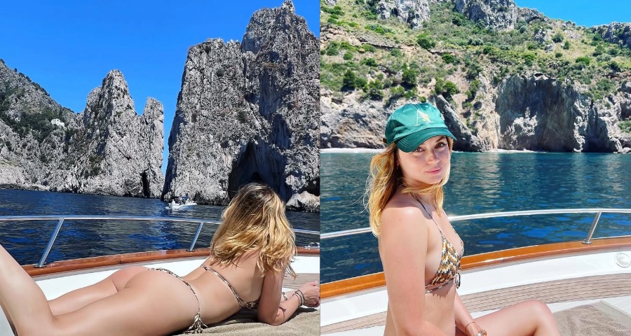Ana de Armas Turns Heads in Sizzling Yacht Throwback Bikini Snaps